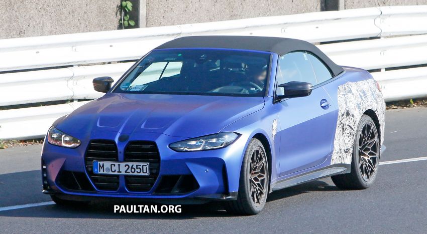 SPIED: 2021 BMW M4 Convertible, less camouflage 1196366