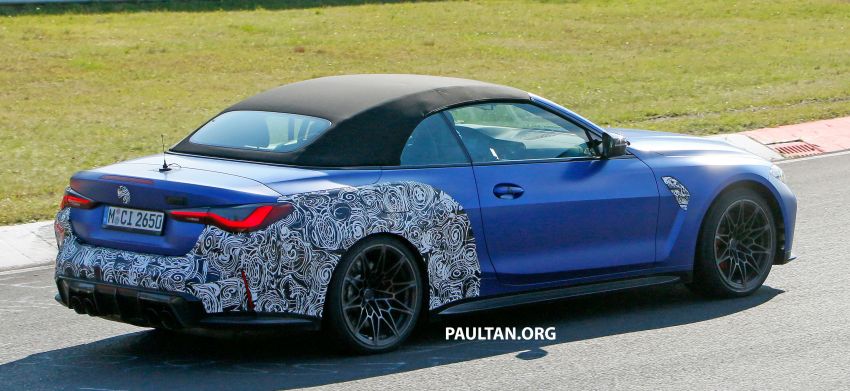 SPIED: 2021 BMW M4 Convertible, less camouflage 1196355