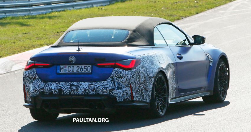 SPIED: 2021 BMW M4 Convertible, less camouflage 1196352