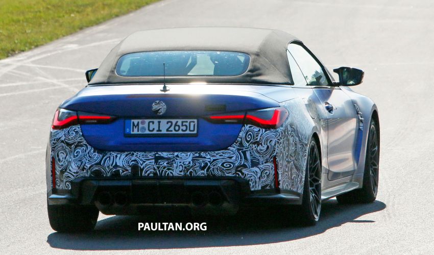 SPIED: 2021 BMW M4 Convertible, less camouflage 1196351