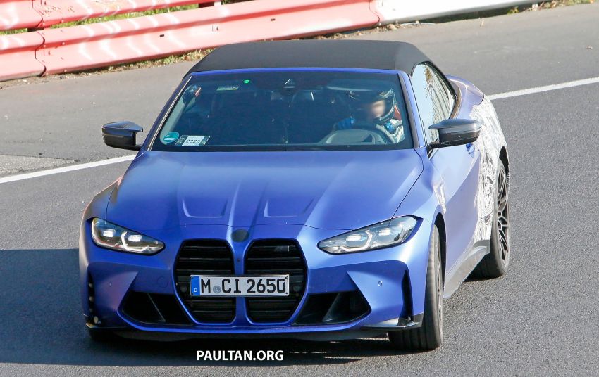 SPIED: 2021 BMW M4 Convertible, less camouflage 1196365