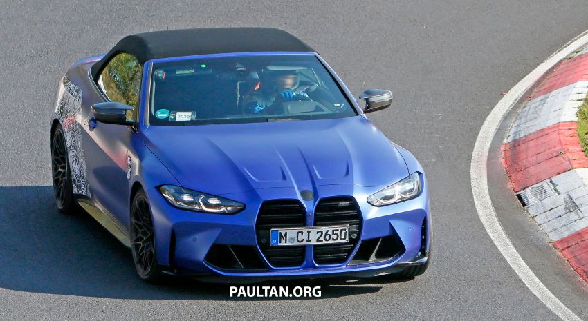 SPIED: 2021 BMW M4 Convertible, less camouflage 1196362