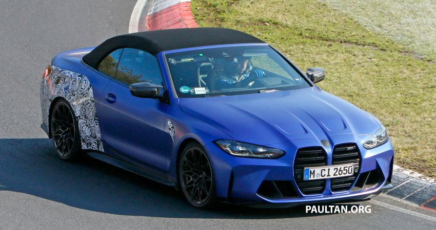 SPIED: 2021 BMW M4 Convertible, less camouflage 1196361