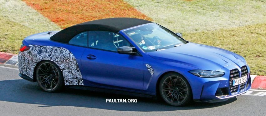 SPIED: 2021 BMW M4 Convertible, less camouflage 1196359