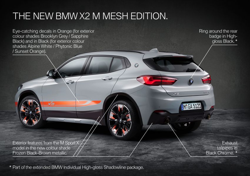 BMW X2 M Mesh Edition – brown and orange accents 1186625