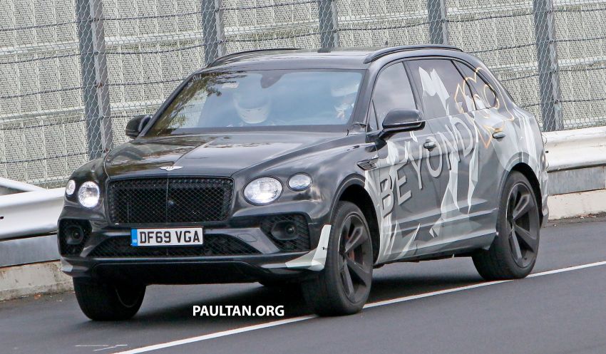 SPIED: Long-wheelbase Bentley Bentayga seen on test 1195240