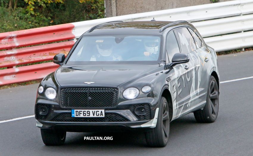 SPIED: Long-wheelbase Bentley Bentayga seen on test 1195236