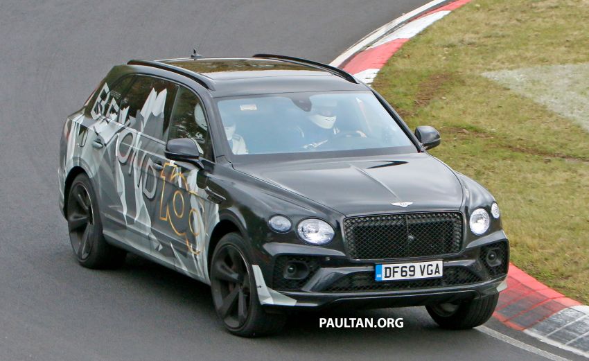 SPIED: Long-wheelbase Bentley Bentayga seen on test 1195234