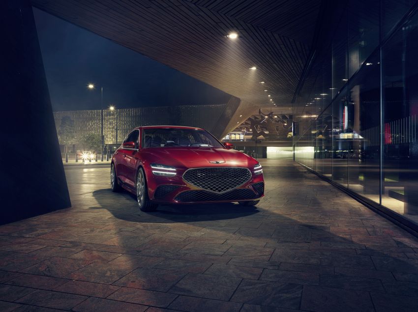 Genesis G70 facelift detailed for Korea – same petrol and diesel engines as before, AWD gets drift mode Image #1196035