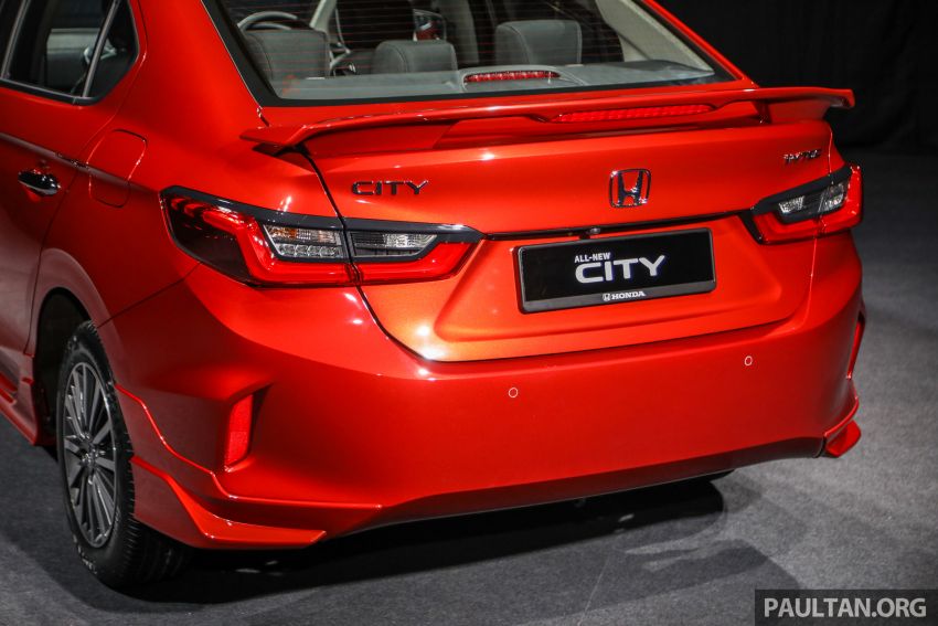 Honda City 2020 generasi kelima dilancarkan — empat varian, RS e:HEV, Honda Sensing; harga dari RM74k 1191975