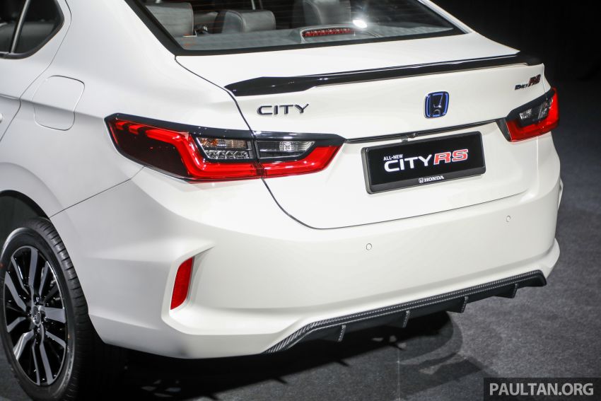Honda City 2020 generasi kelima dilancarkan — empat varian, RS e:HEV, Honda Sensing; harga dari RM74k 1192093