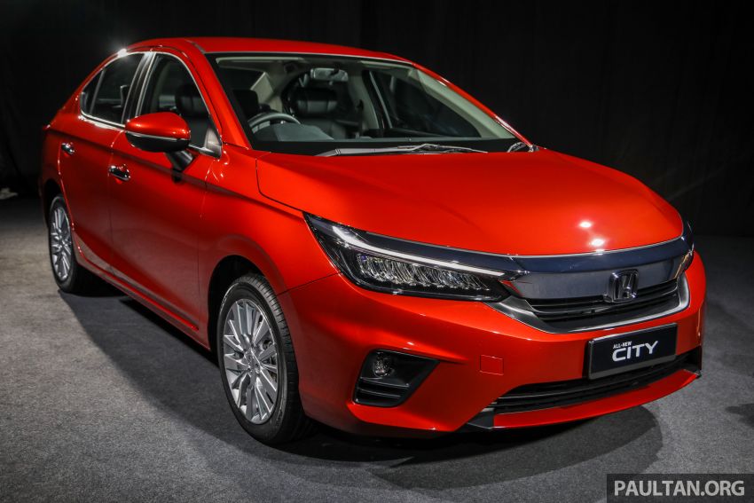 Honda City 2020 generasi kelima dilancarkan — empat varian, RS e:HEV, Honda Sensing; harga dari RM74k 1191787