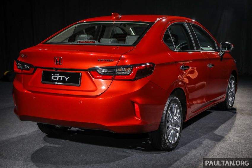 Honda City 2020 generasi kelima dilancarkan — empat varian, RS e:HEV, Honda Sensing; harga dari RM74k 1191789