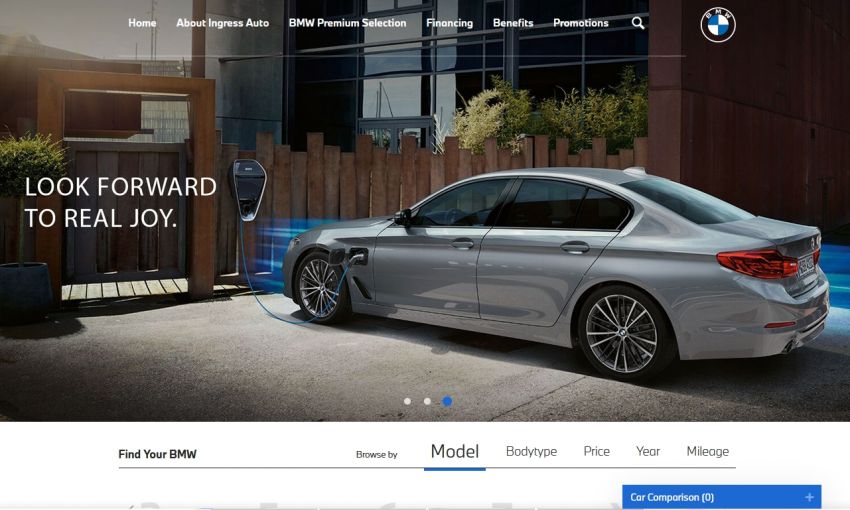 Ingress Auto launches its BMW Premium Selection website – browse, compare models quickly and easily 1196430