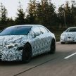 Mercedes-Benz EQA, EQS demonstrated at test facility