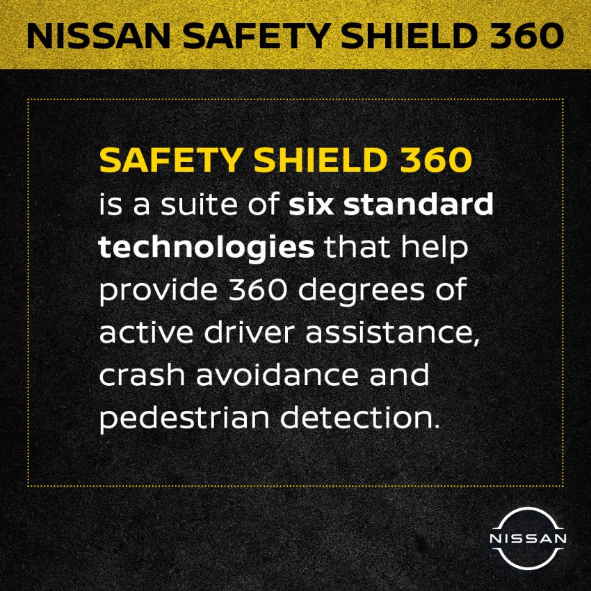 Nissan says it will make the Safety Shield 360 suite standard on 10 models in the US beginning from 2021 1195523