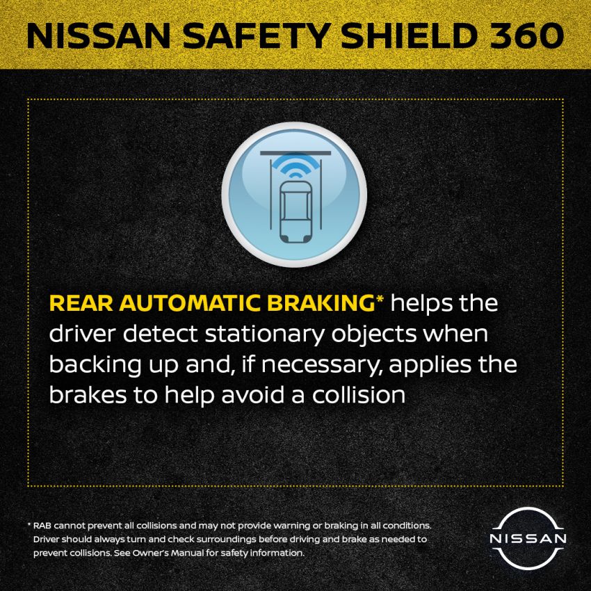 Nissan says it will make the Safety Shield 360 suite standard on 10 models in the US beginning from 2021 1195527