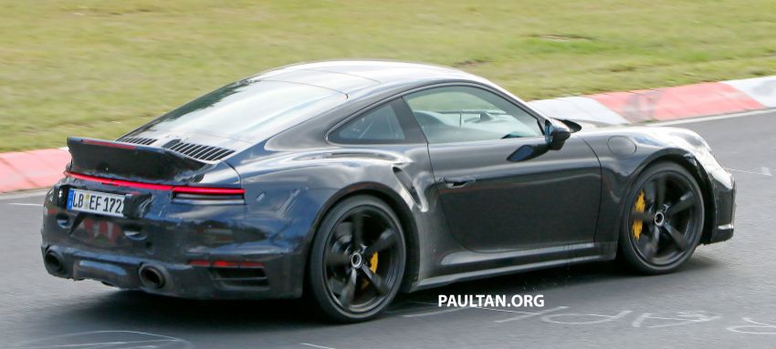 SPYSHOTS: Porsche 911 Turbo ‘Ducktail’ seen testing 1201892