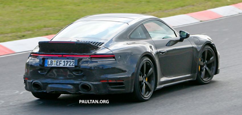 SPYSHOTS: Porsche 911 Turbo ‘Ducktail’ seen testing 1201890