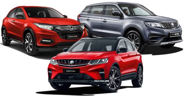 2020 Proton X50 versus the X70 and Honda HR-V – we compare servicing costs over five years/100,000 km