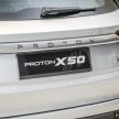 Proton X50 2020 – spesifikasi lengkap mengikut varian