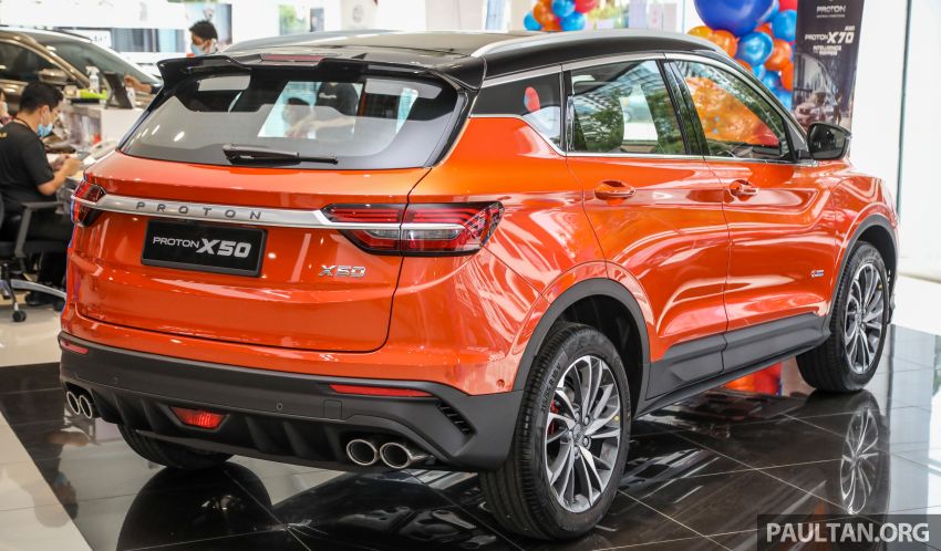 Proton X50 SUV launched in Malaysia – 1.5L turbo three-cylinder engine; 7DCT; RM79,200 to RM103,300 Image #1199828