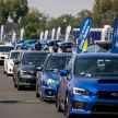 Subaru sets a new Guinness World Record for the largest parade of Subaru cars at 2020 STI Subiefest