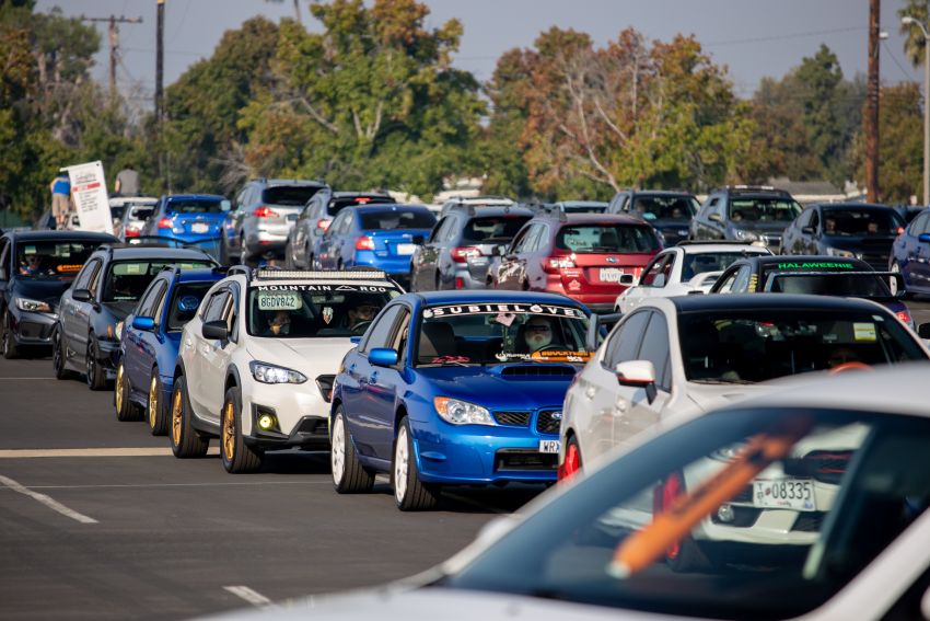 Subaru sets a new Guinness World Record for the largest parade of Subaru cars at 2020 STI Subiefest 1190138