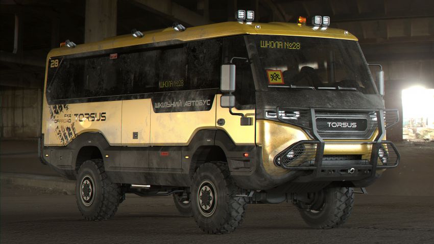 Torsus Praetorian School Bus debuts – rugged student transport with 6.9L turbodiesel; 290 PS and 1,150 Nm 1198061