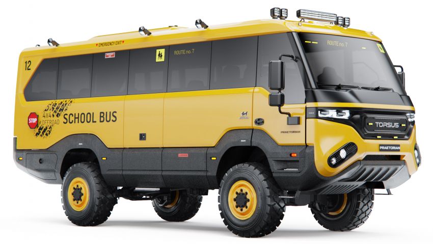 Torsus Praetorian School Bus debuts – rugged student transport with 6.9L turbodiesel; 290 PS and 1,150 Nm 1198064