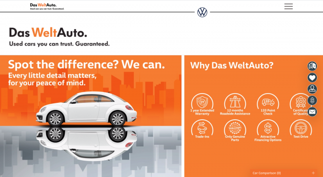 Das WeltAuto new and improved website launched – browse, compare cars and deals by VW Malaysia