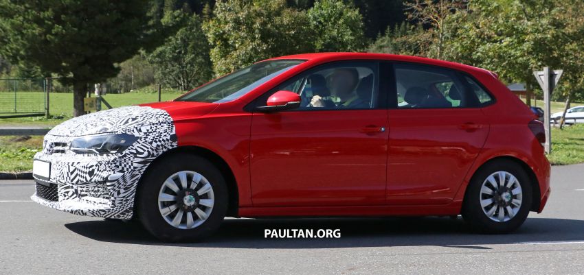 SPYSHOTS: Volkswagen Polo Mk6 facelift seen testing 1190077