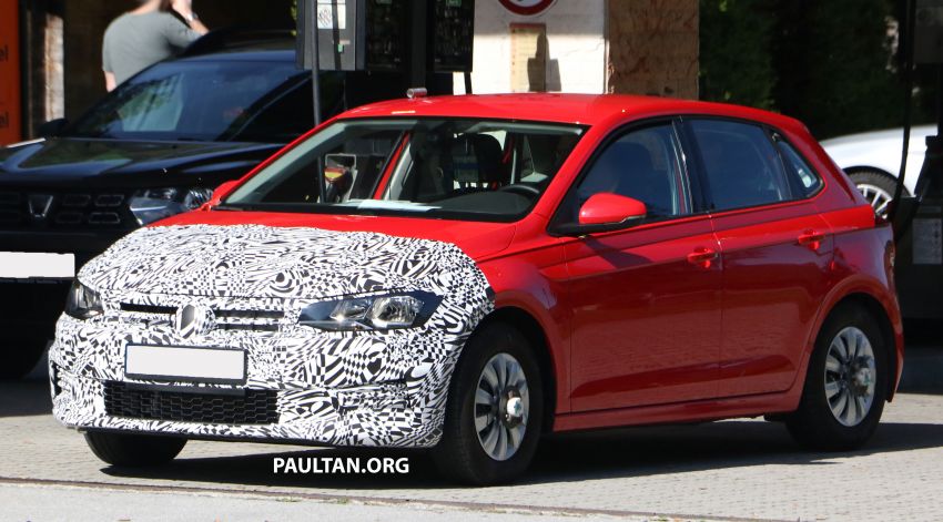 SPYSHOTS: Volkswagen Polo Mk6 facelift seen testing 1190063
