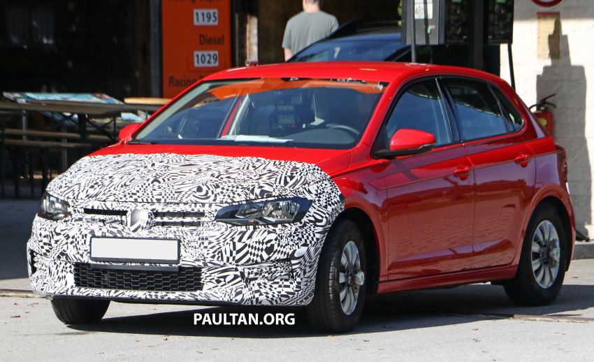 SPYSHOTS: Volkswagen Polo Mk6 facelift seen testing Image #1190064
