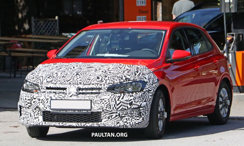 SPYSHOTS: Volkswagen Polo Mk6 facelift seen testing Image #1190065