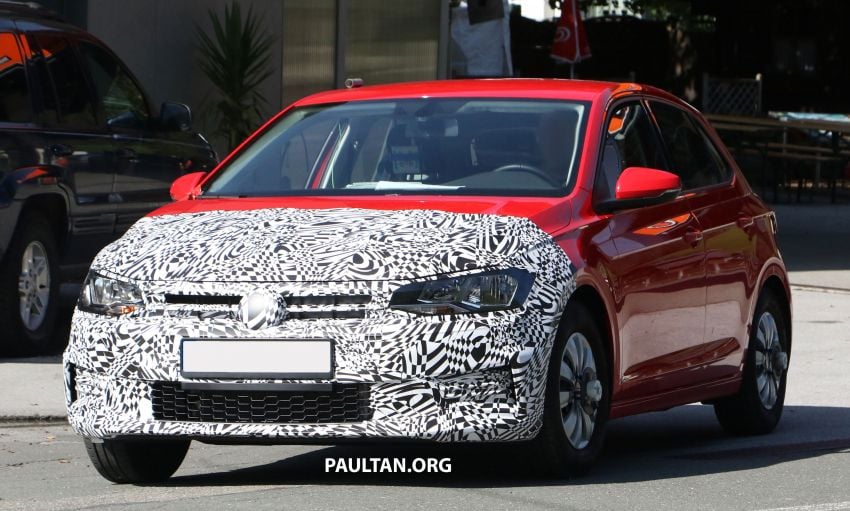 SPYSHOTS: Volkswagen Polo Mk6 facelift seen testing 1190068