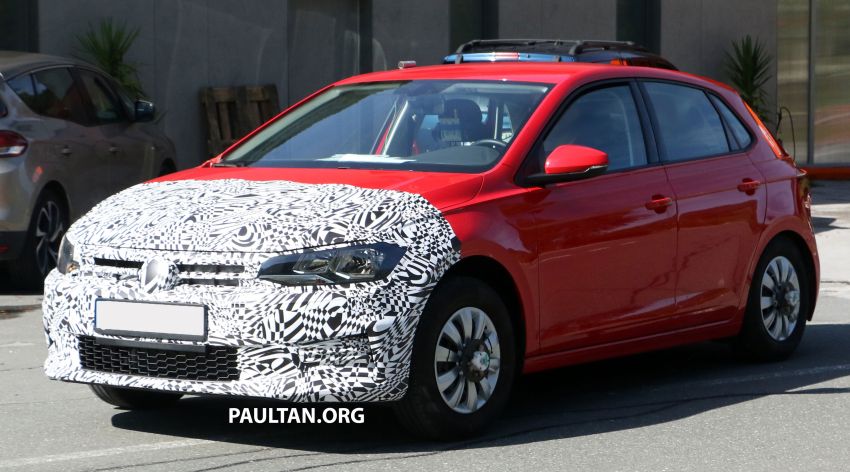 SPYSHOTS: Volkswagen Polo Mk6 facelift seen testing 1190069