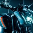 Yamaha MT-09 2021 – gambar terdedah awal sebelum pelancaran, lampu projector LED, fork boleh laras