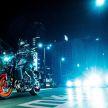 Yamaha MT-09 2021 – gambar terdedah awal sebelum pelancaran, lampu projector LED, fork boleh laras