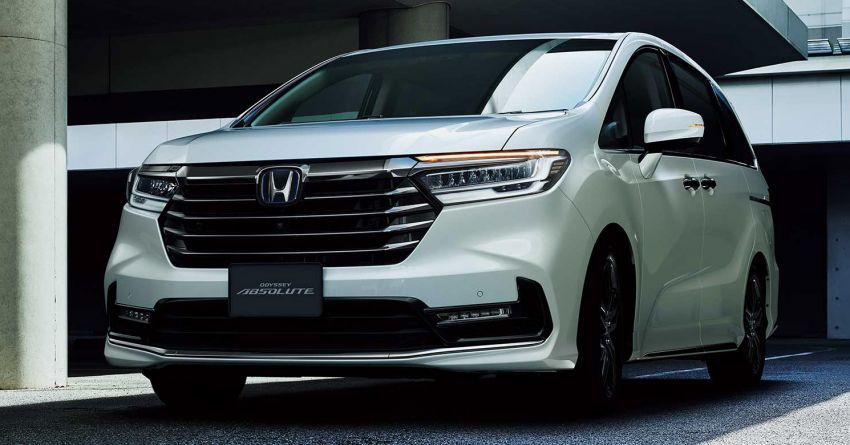 Honda Odyssey facelift 2020 diperkenalkan di Jepun – MPV terima gaya dan ciri baharu, sistem hibrid e-HEV Image #1205622