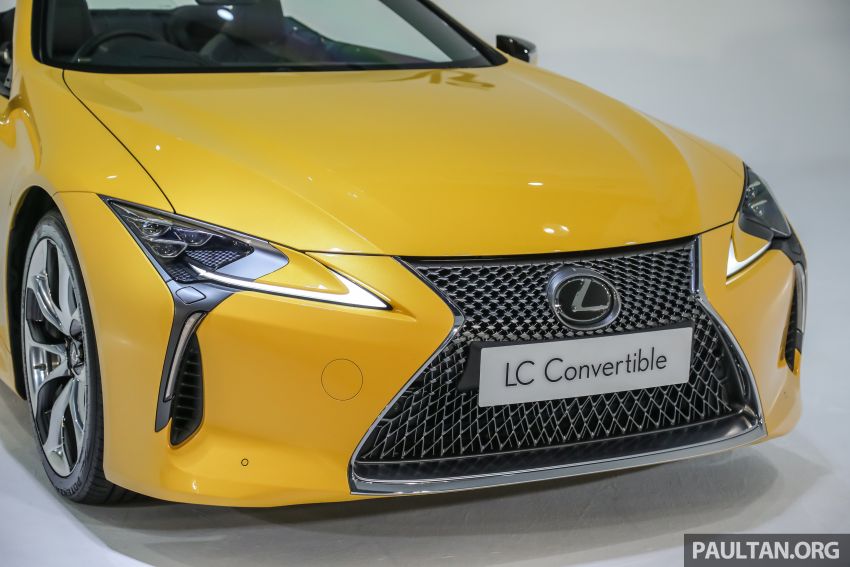 Lexus LC 500 Convertible launched in Malaysia – 5.0L NA V8 with 470 hp, folding soft top; RM1.35 million 1211661