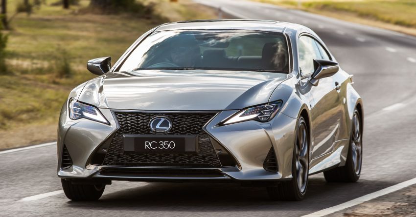 2021 Lexus RC gets updated for Australia – electronic parking brake, revised rear suspension & new colours 1213370