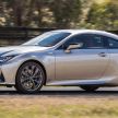 Lexus RC 2021 untuk Australia – brek parkir elektronik, suspensi belakang ditambahbaik, warna baharu
