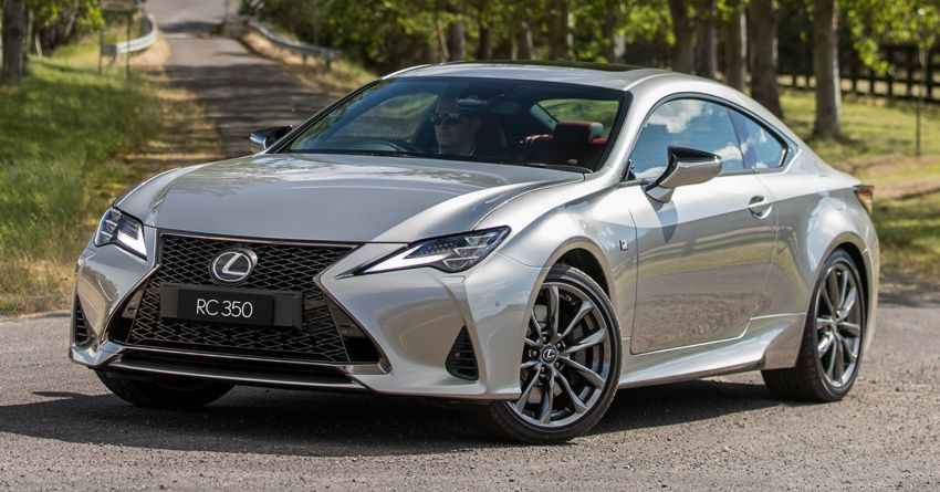 2021 Lexus RC gets updated for Australia – electronic parking brake, revised rear suspension & new colours 1213373