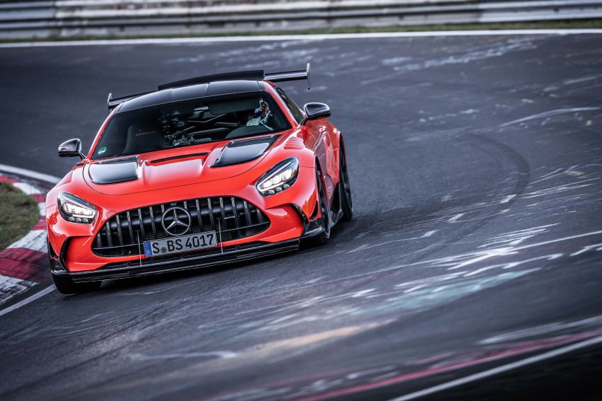 Mercedes-AMG GT Black Series – fastest production car on the Nürburgring-Nordschleife, 6:48.047 lap time 1211590