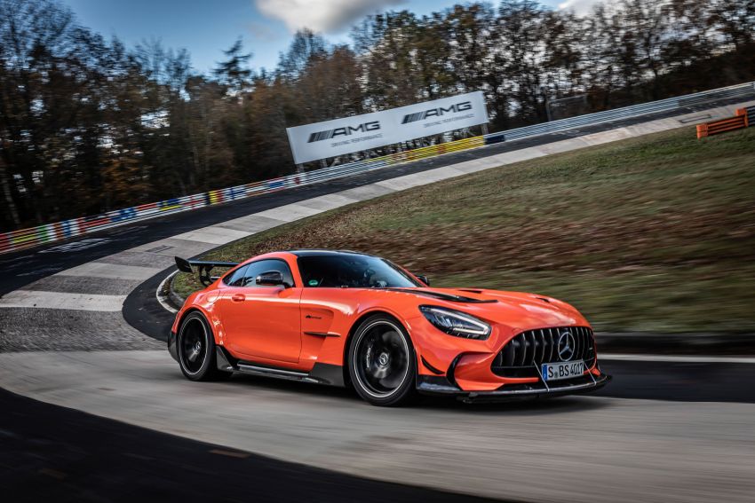 Mercedes-AMG GT Black Series – fastest production car on the Nürburgring-Nordschleife, 6:48.047 lap time 1211578