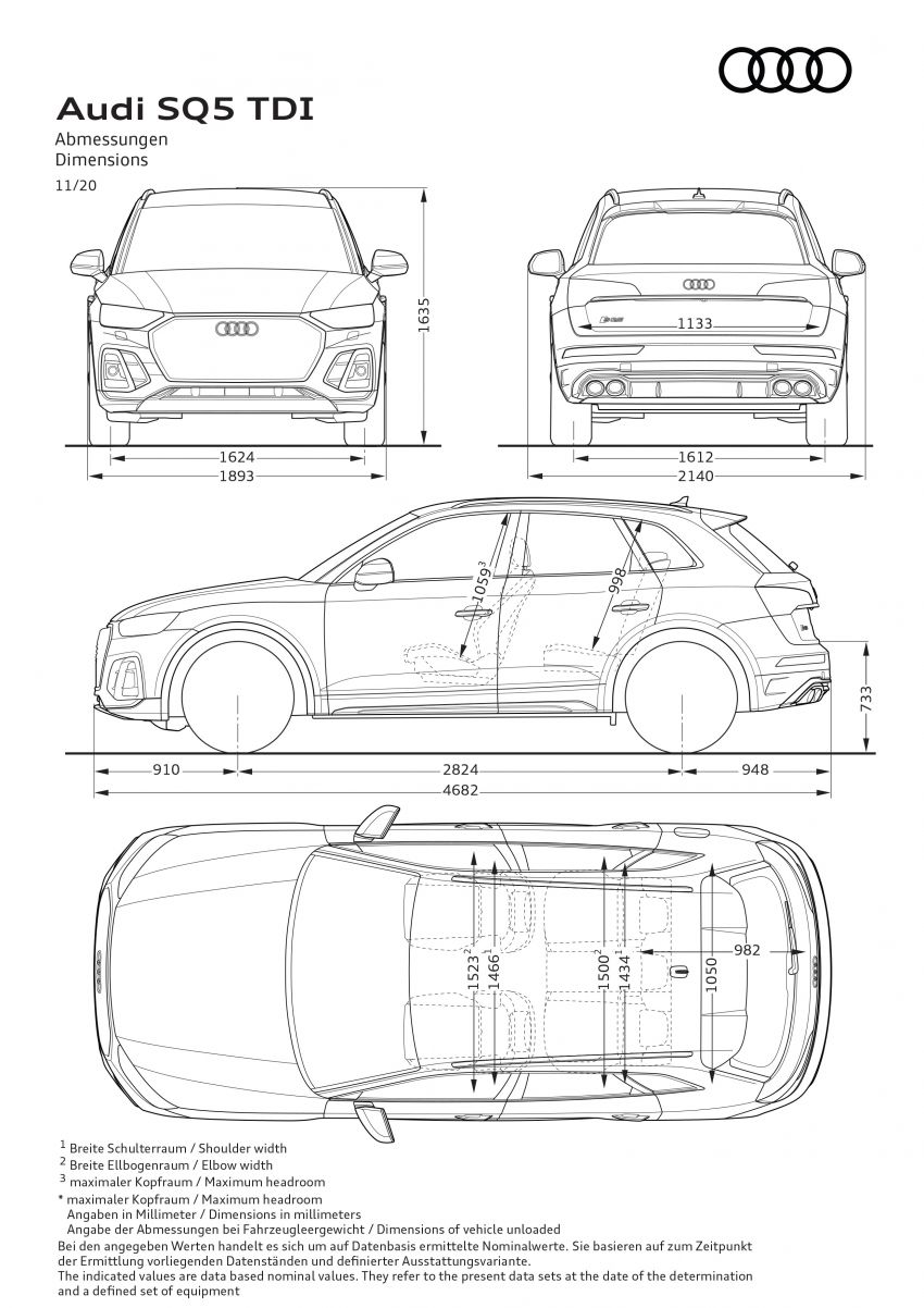 2021 Audi SQ5 TDI facelift revealed – upgraded engine 1209613