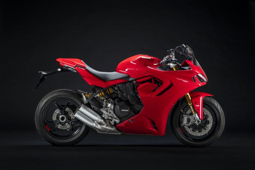 Ducati Supersport 2021 guna panel badan, lampu baru 1213364