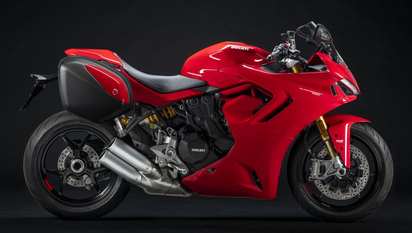 Ducati Supersport 2021 guna panel badan, lampu baru 1213363