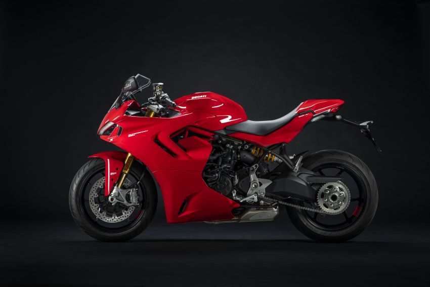 Ducati Supersport 2021 guna panel badan, lampu baru 1213362